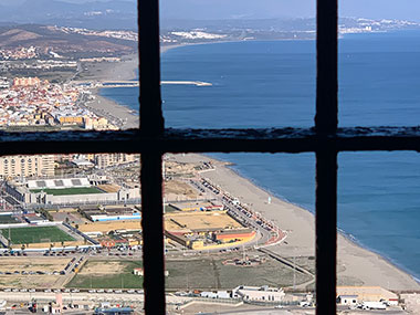 Overlooking coast from Tunnels of Gibraltar