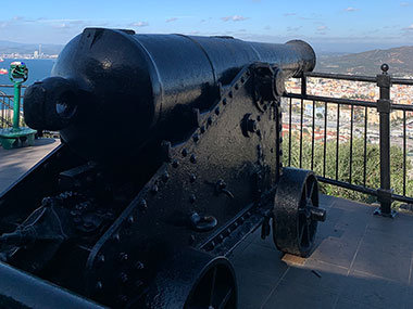 Cannon at entrance to Tunnels of Gibraltar