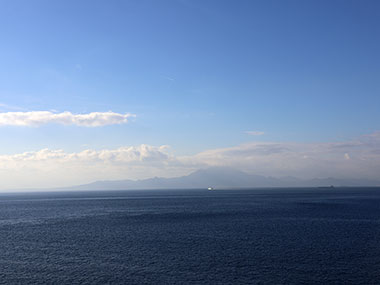 Africa in the distance - Gibraltar