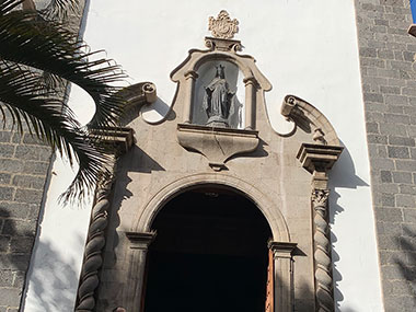 Church entrance in  Tenerife