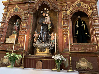 Altar of church