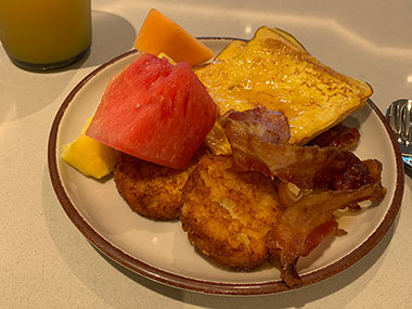 Breakfast from buffet - Enchanted Princess