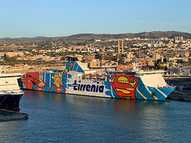 Tirriena ship at dock