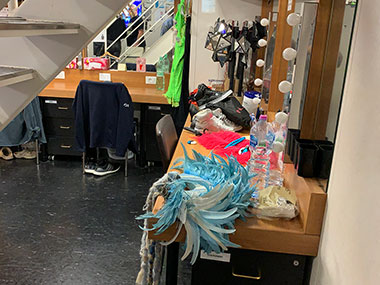 Props and makeup area - Enchanted Princess