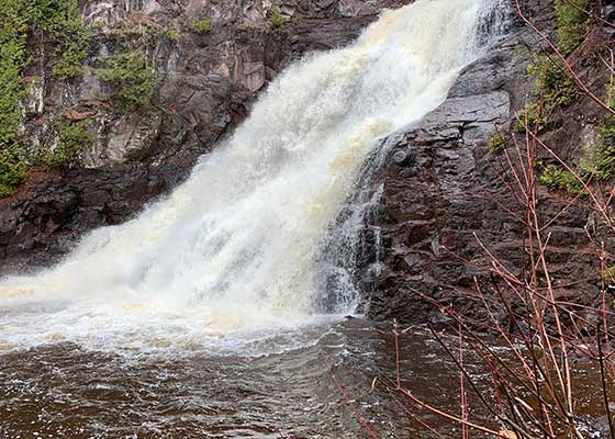 Bottom part of waterfall