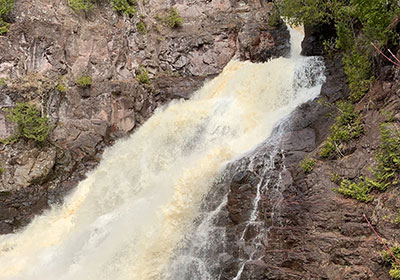 Top section of Caribou Falls