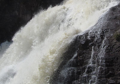 Closeup of Caribou Falls