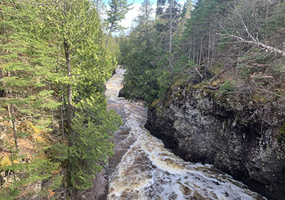 Cascade River State Park from a distance