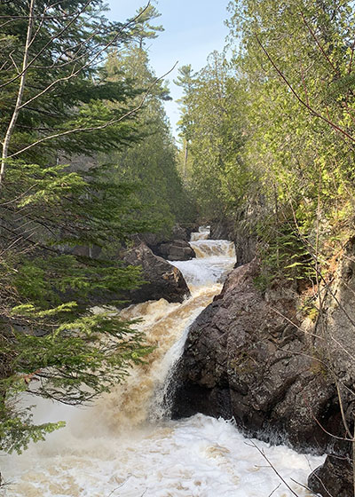 Cascade River State Park - river flowing