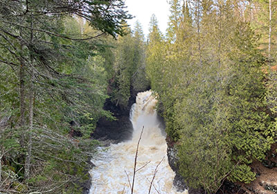 Cascade River State Park waterfall