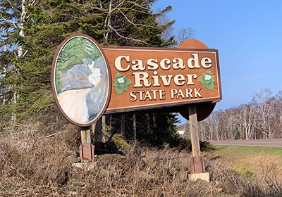 Cascade River State Park Sign