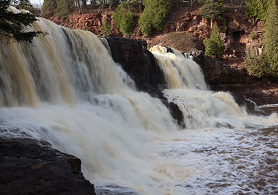 waterfall from short distance