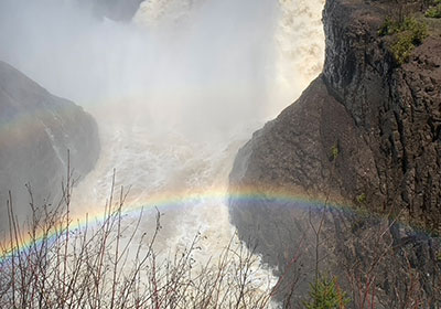 High Falls Waterfall on May 17
