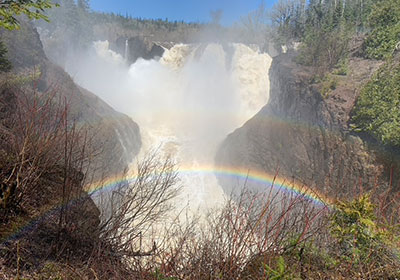 Waterfall at Grand Portage State Park