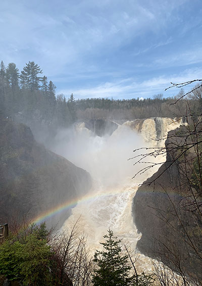High Falls in Grand Portage State Park in 2023