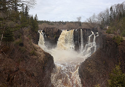 Waterfall from distance