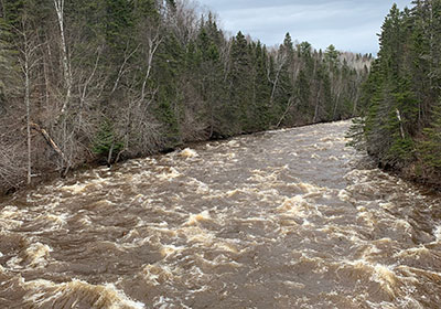 River as it heads toward Lake Superior
