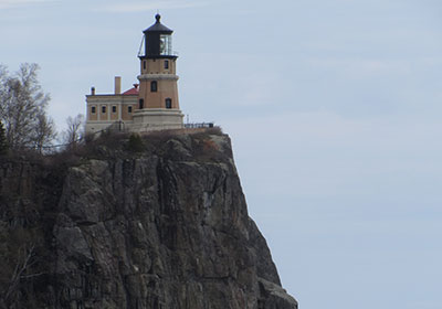Lighthouse at Split Rock State Park on May 18
