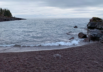 Lake Superior after the rain
