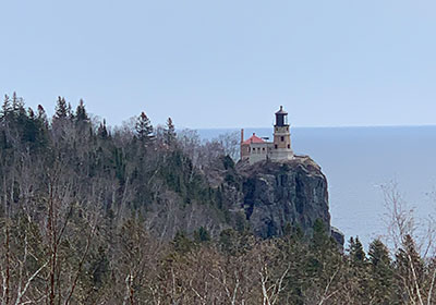 Lighthouse over Lake Superior