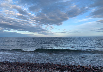 Lake Superior at dusk