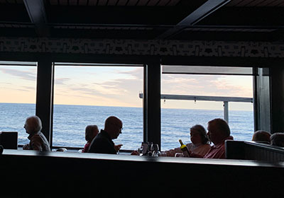 View looking at Lake Superior from dining room