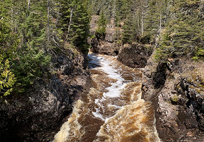 Temperance River from up high