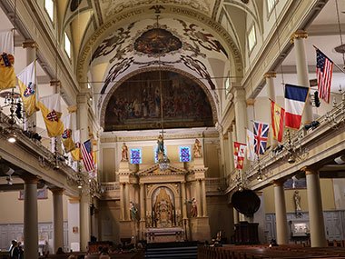 Inside St. Louis Cathedral