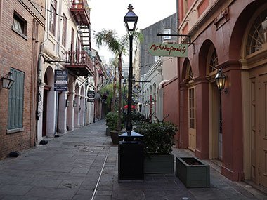 Alley in French Quarter