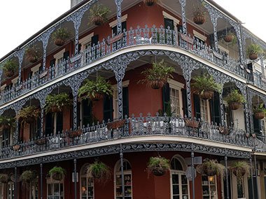 Three story building