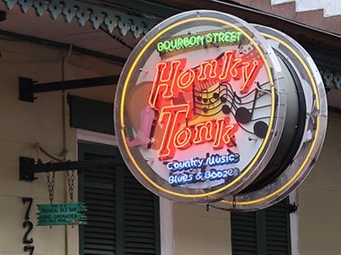 Honky Tonk sign