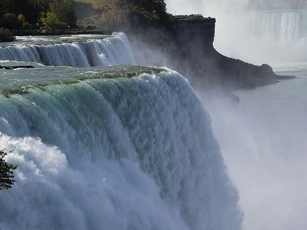 Closeup of Niagara Falls from American side
