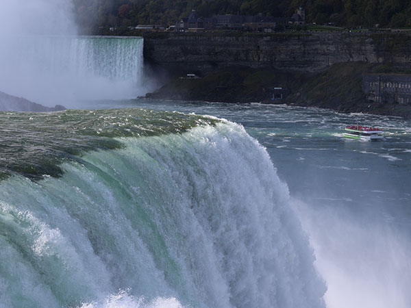 Closeup of Niagara Falls from American side