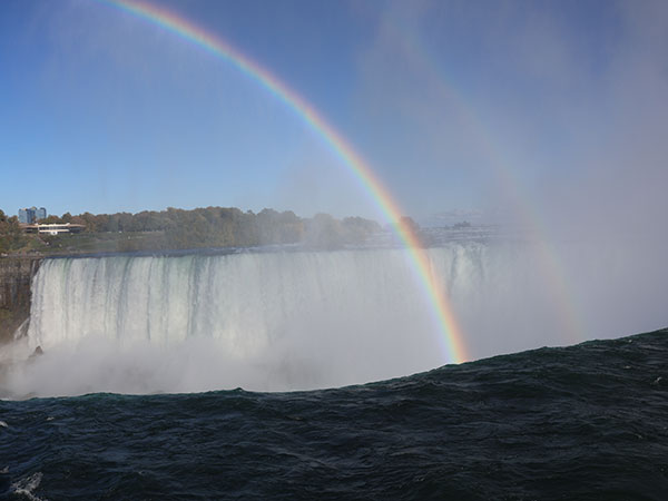 Double rainbow over Niagara Falls